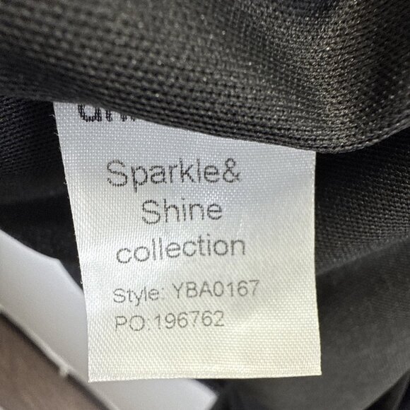 anna-kaci Women’s Mini Dress XL Blue Red Black Mesh Stretch Union Jack Sequin - Picture 5 of 9